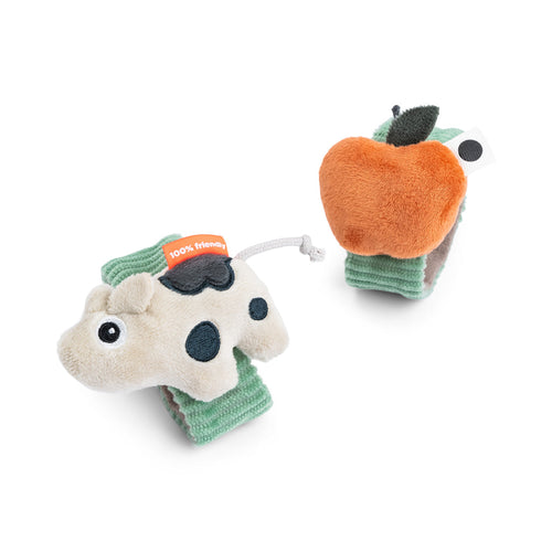 Done by Deer Wrist Rattles Dotti - 2 Pack - Green