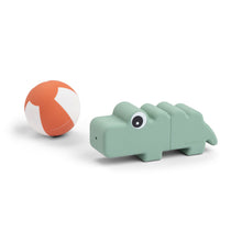 Load image into Gallery viewer, Done by deer Bath Squirter Toy Croco - Green bath toy squirts water 
