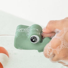 Load image into Gallery viewer, Done by deer Bath Squirter Toy Croco - Green bath toy squirts water 
