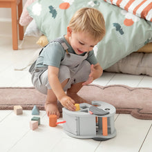 Load image into Gallery viewer, Child playing with Done by Deer Sorting Box Elphee Grey
