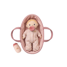 Load image into Gallery viewer, Olli Ella Binky Dinky Moppet with Pink Carrycot
