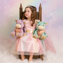 Load image into Gallery viewer, Girl playing with Dinkum dragon Blaze and Dinkum Dragon
Flare
