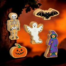 Load image into Gallery viewer, Spooky Bundle - Witch, Ghost, Skeleton, Bat and Pumpkin
