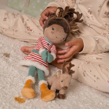 Load image into Gallery viewer, Girl with Little Dutch Evi and Jake Christmas Cuddle Dolls
