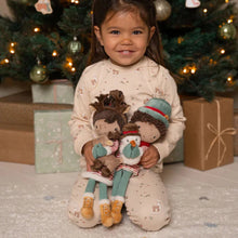 Load image into Gallery viewer, Girl with Little Dutch Evi and Jake Christmas Cuddle Dolls
