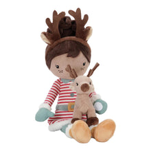Load image into Gallery viewer, Little Dutch Evi Christmas Reindeer Cuddle Doll 
