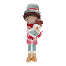 Load image into Gallery viewer, Little Dutch Jake Christmas Snowman Cuddle Doll
