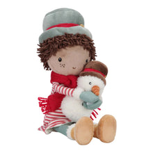 Load image into Gallery viewer, Little Dutch Jake Christmas Snowman Cuddle Doll
