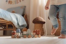 Load image into Gallery viewer, Toddler playing with Little Dutch Forest Friends Stacking Train

