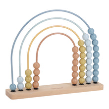 Load image into Gallery viewer, Colorful wooden toy with arch and beads 

