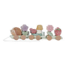 Load image into Gallery viewer, Fairy Garden Hedgehog Stacking Train
