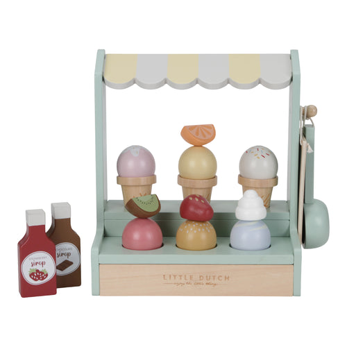 Wooden Ice Cream shop 