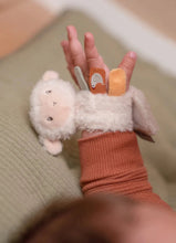 Load image into Gallery viewer, Baby with Little Dutch Wrist Rattle Sheep - Little Farm

