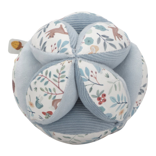 a gripping ball with forest friend design 