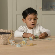 Load image into Gallery viewer, Little Farm Lacing Beads - with boy playing
