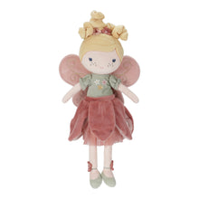 Load image into Gallery viewer, Stuffed toy fairy with pink wings and a dress on a white background

