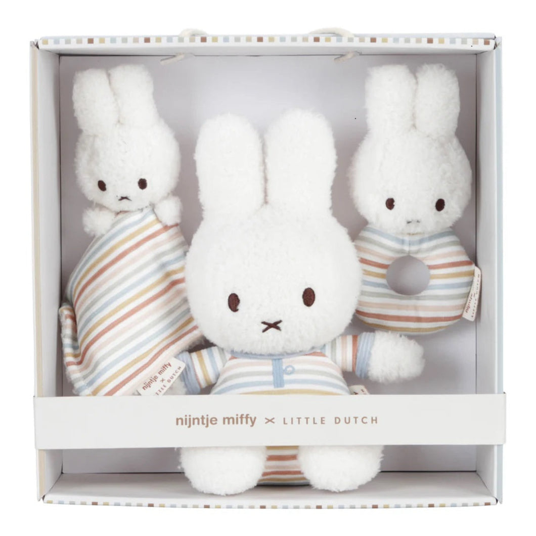 Miffy Gift Set - Vintage Sunny Stripes