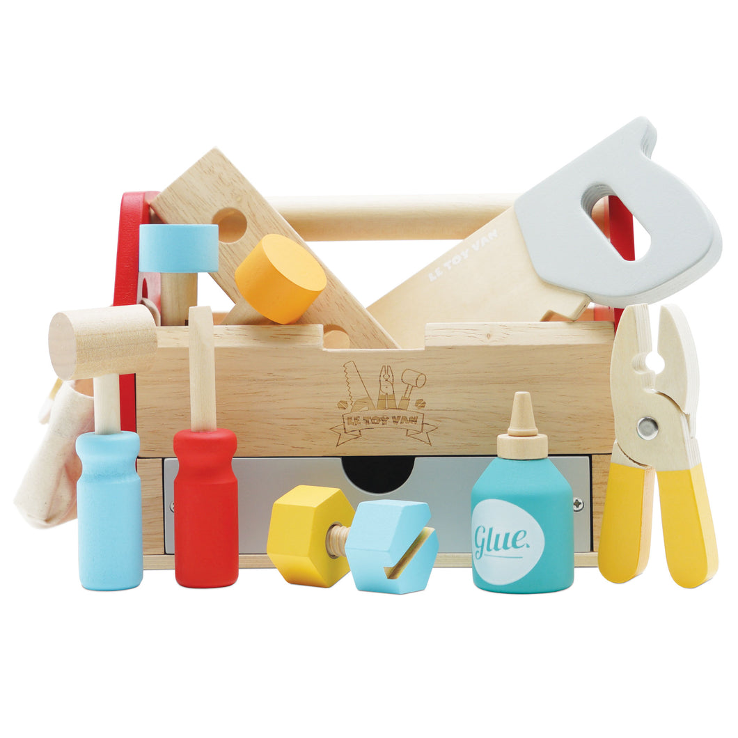 Le toy van Tool Box and Wooden Tools