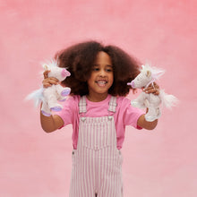 Load image into Gallery viewer, girl with binky baby unicorns
