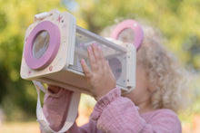 Load image into Gallery viewer, child with bug Box Fairy Garden with Magnifier
