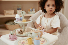 Load image into Gallery viewer, Girl playng with Little dutch Wooden Cake Stand
