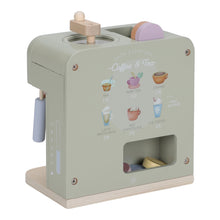 Load image into Gallery viewer, the back of the Little dutch wooden coffee machine
