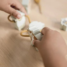 Load image into Gallery viewer, cow lacing bead 
