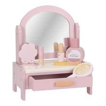 Load image into Gallery viewer, Little Dutch Pink children&#39;s vanity with mirror and accessories 

