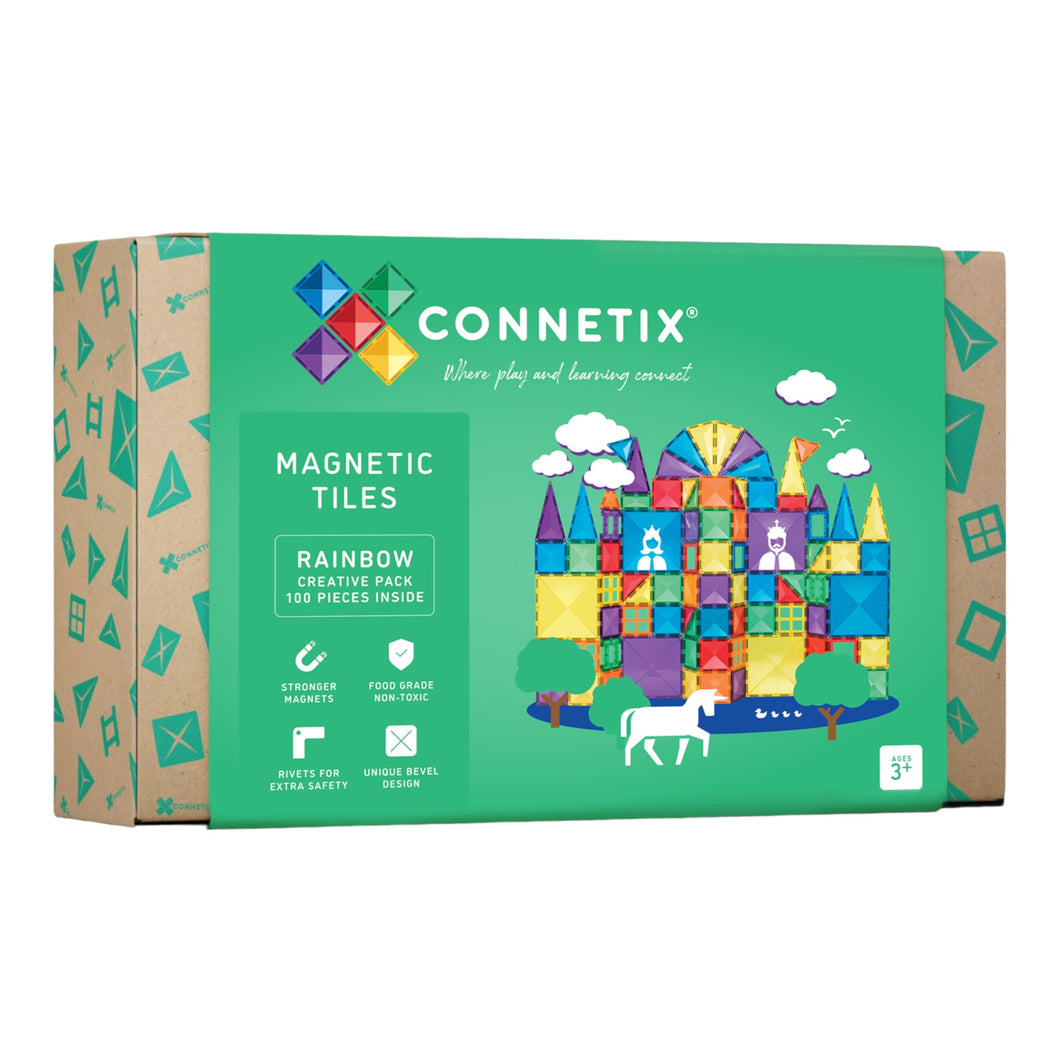 Connetix 100 Piece Rainbow Creative Pack