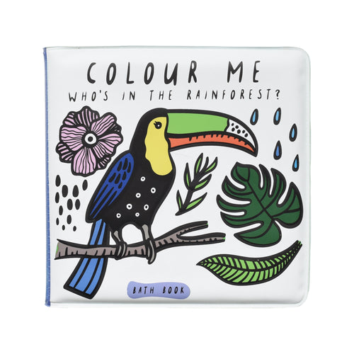 Wee Gallery Colour Me - Who's in the Rainforest? Book
