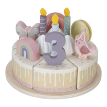 Load image into Gallery viewer, Little Dutch Wooden Birthday Cake - Pink
