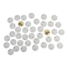 Load image into Gallery viewer, Set of round stickers with tractor designs on a white background
