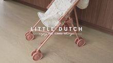 Load and play video in Gallery viewer, Metal Doll Stroller - White with Flowers
