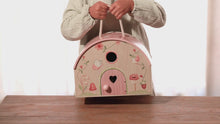 Load and play video in Gallery viewer, girl playing with Little dutch Fairy Garden Doll House
