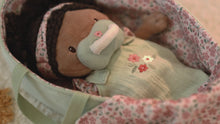 Load and play video in Gallery viewer, Baby Doll Evi in a Basket Carrycot
