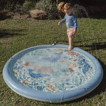 Load image into Gallery viewer, Sprinkler Water Play Mat - Ocean Dreams Blue
