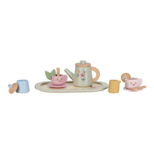 Load image into Gallery viewer, Children's tea set with pastel colours
