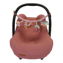 Load image into Gallery viewer, Little Dutch Flowers and Butterfies Stroller Toy Chain on car seat
