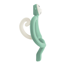 Load image into Gallery viewer, Toy  Textured  Texture  Teething  Teether  Monkey  Matchstick Monkey Teething Toy Grey  Matchstick  Grasp  Mint Green Matchstick Monkey Original Teething Toy  Chew  Baby  Animals
