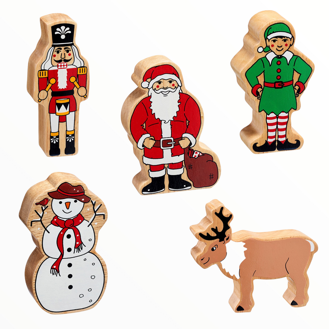 Christmas Bundle 1 - Santa, Reindeer, Elf, Nutcracker and Snowman
