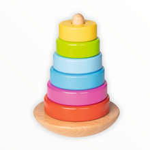 Load image into Gallery viewer, Stacking Tower 58925 Goki Good Little Egg Toy Stacking Stack Sensory Problem Solving Play Physical Play Motor Skills Hand eye coordination hand eye co-ordination educational Creative Blocks
