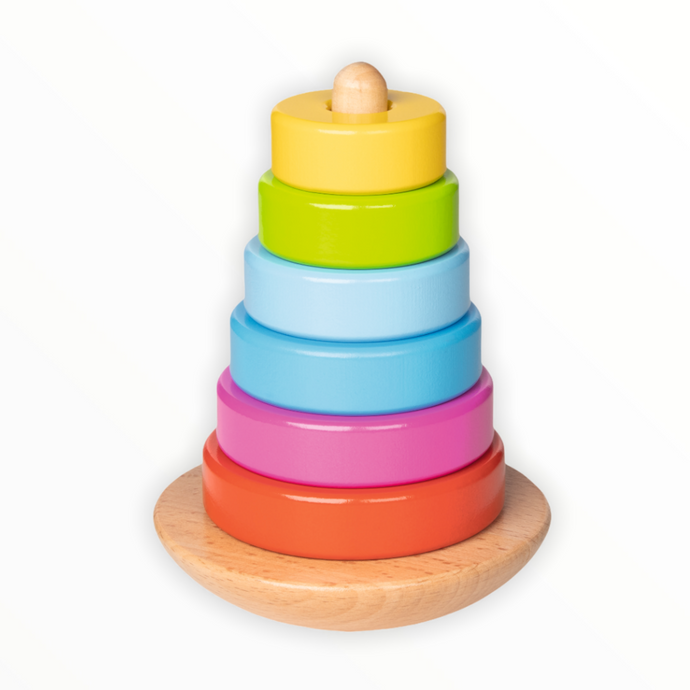 Stacking Tower 58925 Goki Good Little Egg Toy Stacking Stack Sensory Problem Solving Play Physical Play Motor Skills Hand eye coordination hand eye co-ordination educational Creative Blocks