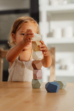 Load image into Gallery viewer, Girl playing with the Little Dutch Stacking Stones Vintage
