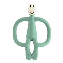 Load image into Gallery viewer, Toy  Textured  Texture  Teething  Teether  Monkey  Matchstick Monkey Teething Toy Grey  Matchstick  Grasp  Mint Green Matchstick Monkey Original Teething Toy  Chew  Baby  Animals
