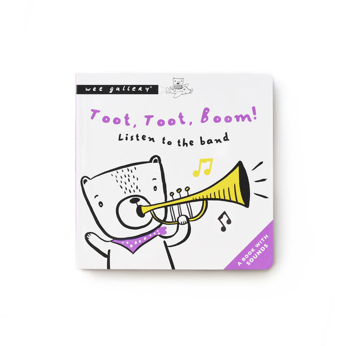 Wee Gallery Sound Book - Toot, Toot, Boom!