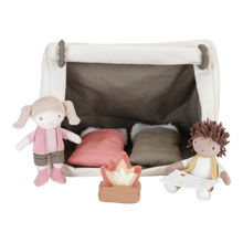 Load image into Gallery viewer, Little Dutch Jake and Anna Doll Camping Playset
