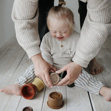 Load image into Gallery viewer, Mushie Stacking Cups Retro
