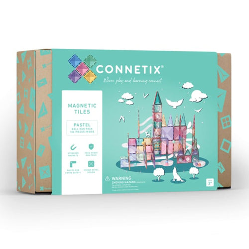 Connetix 106 Piece Pastel Ball Run Pack