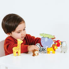 Load image into Gallery viewer, Le Toy Van African Stacking Animals and Bag
