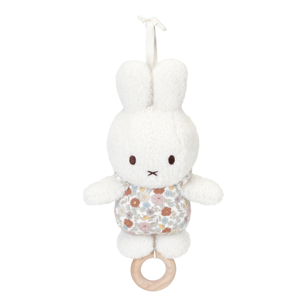 Miffy Vintage Flowers Musical Pull Toy